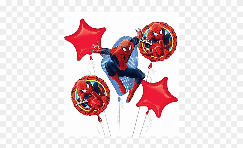 Ultimate Spiderman Bouquet Balloon Bouquet P75 - Ultimate Spiderman Bouquet Balloon Bouquet P75 #1569167