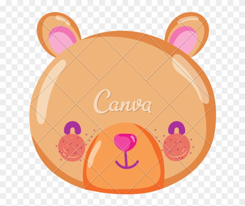 Cute Bear Teddy Head Toy - Cute Bear Teddy Head Toy #1569369
