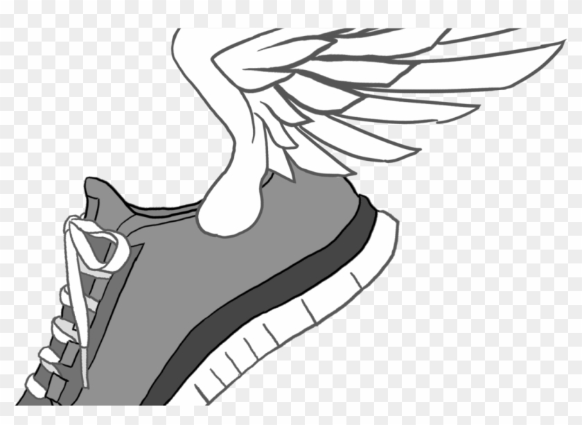 Running Shoe With Wings - Running Shoe With Wings #1569676