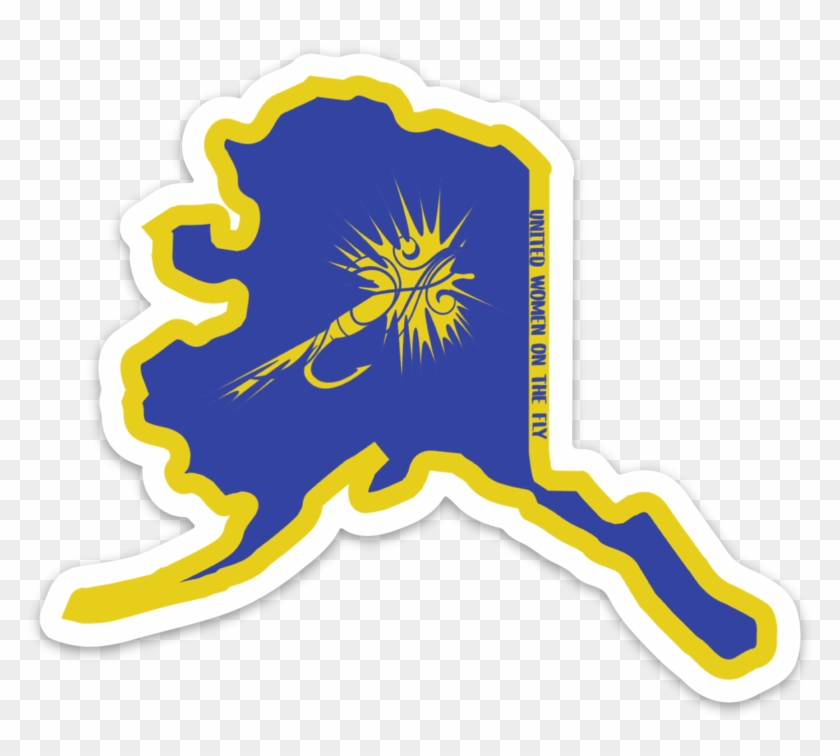 Uwotf Alaska State Sticker - Uwotf Alaska State Sticker #1569788
