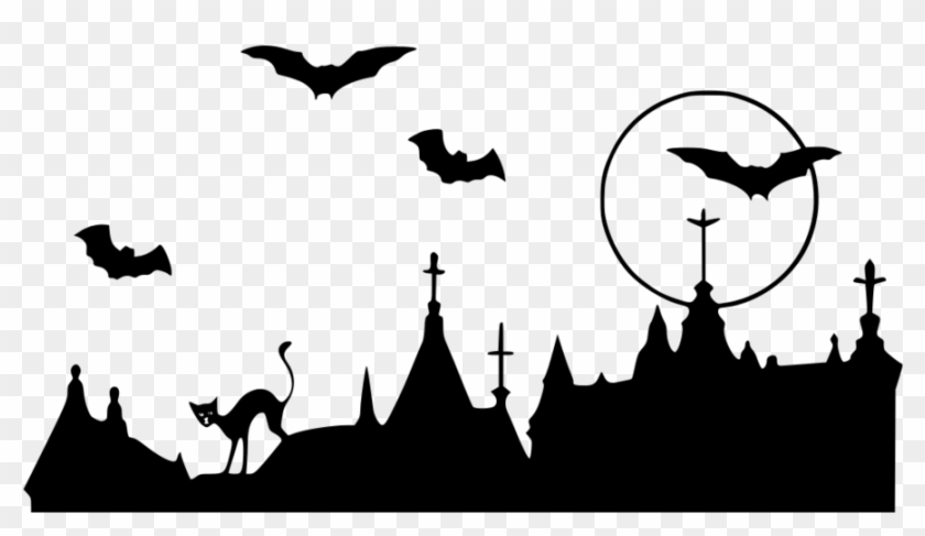 Halloween Clipart Halloween Bat Silhouette - Halloween Clipart Halloween Bat Silhouette #1569972