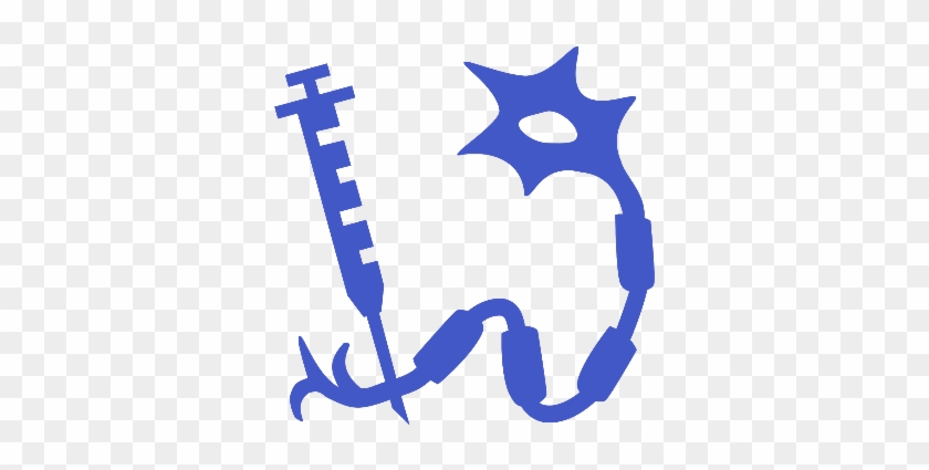 Icon Of A Syringe Next To A Neuron - Icon Of A Syringe Next To A Neuron #1570086