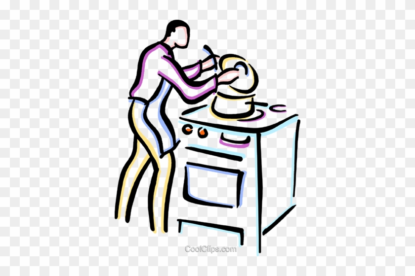 Cook Royalty Free Vector Clip Art Illustration - Cook Royalty Free Vector Clip Art Illustration #1570197