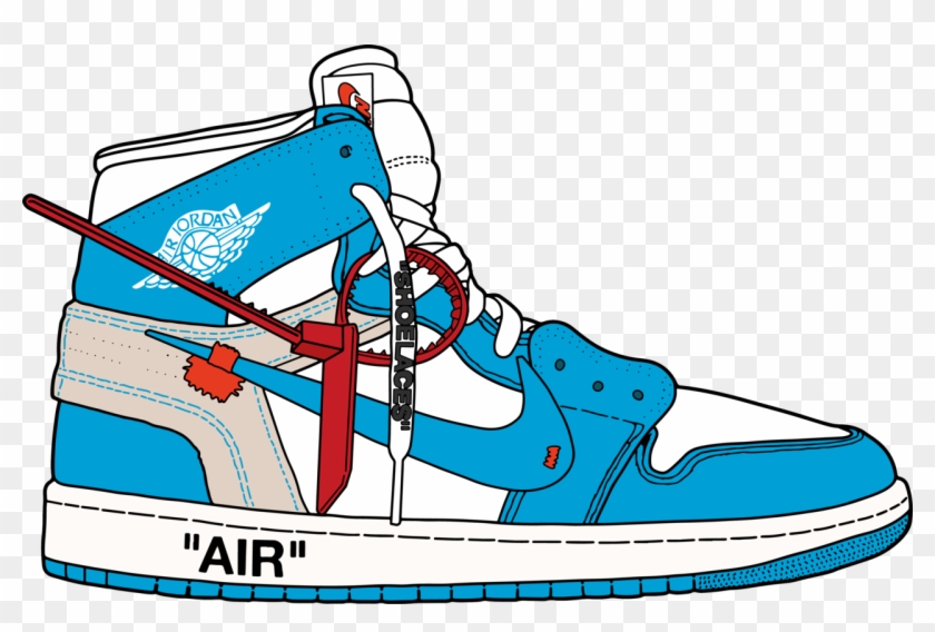 Air Jordan 1 Retro Hi Og X Off White “unc” - Air Jordan 1 Retro Hi Og X Off White “unc” #1570221