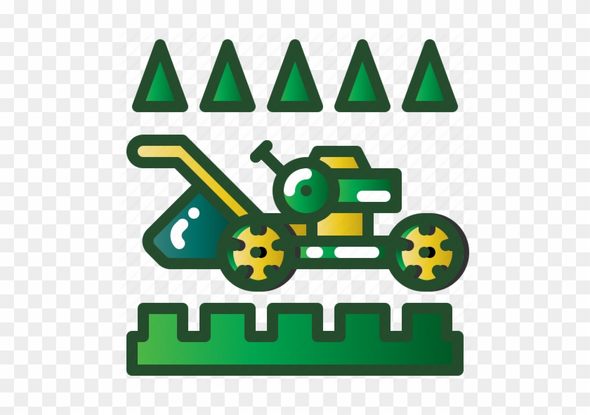 Cut Lawn Mower Icon - Cut Lawn Mower Icon #1570327