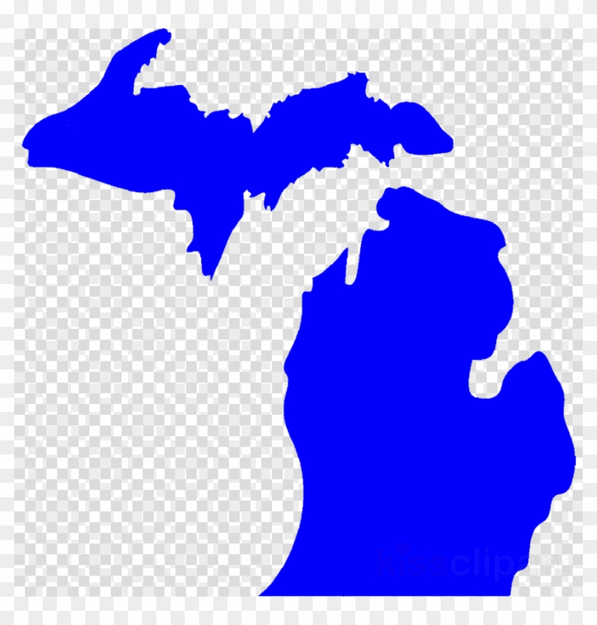 Michigan Svg Clipart Autocad Dxf Clip Art - Michigan Svg Clipart Autocad Dxf Clip Art #1570670