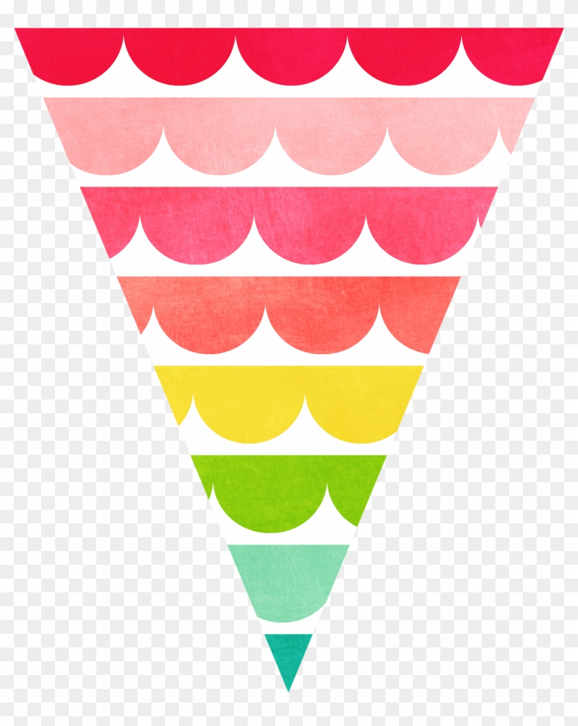 Summer Scallop Party Flags - Summer Scallop Party Flags #1570902