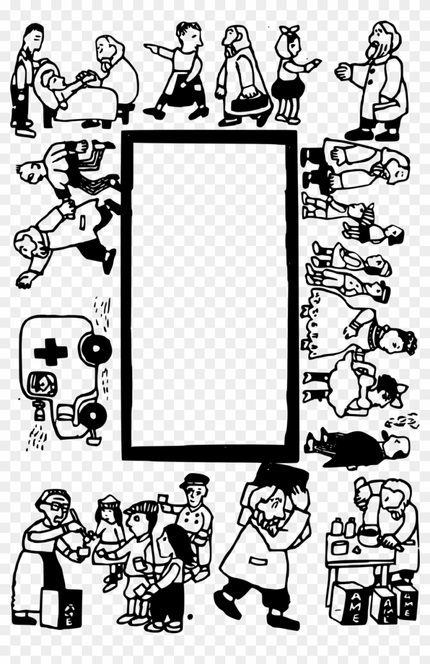 Cartoon Doctor Frame - Cartoon Doctor Frame #1571081