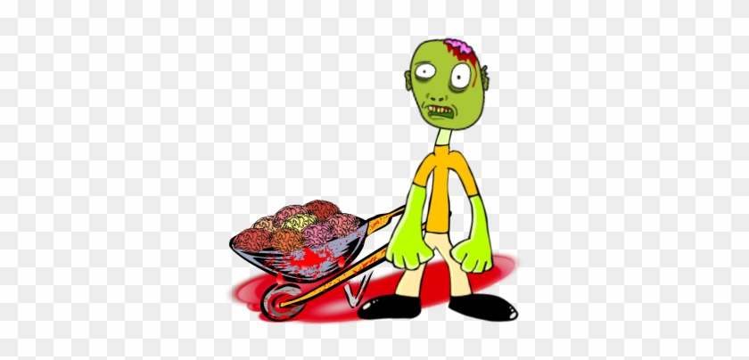 Dancing Zombie Bloody Wheelbarrow Animation Clipart - Dancing Zombie Bloody Wheelbarrow Animation Clipart #1571449