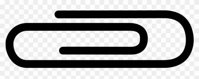 Paper Clip Clipart Black And White - Paper Clip Clipart Black And White #1571456