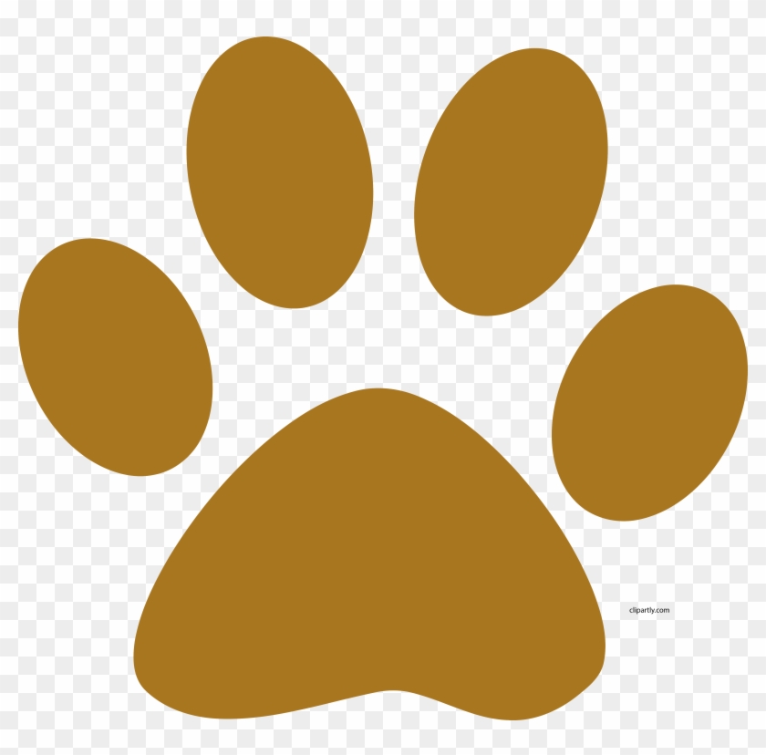 A Muddy Brown Dog Paw Print Clipart Png - A Muddy Brown Dog Paw Print Clipart Png #1571866