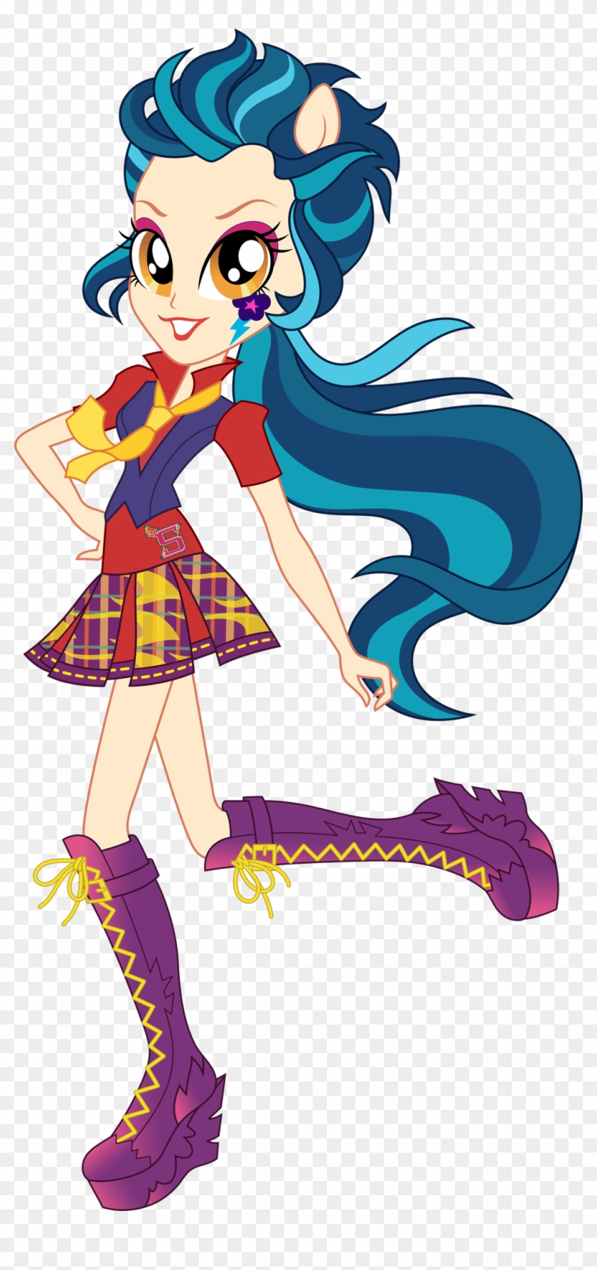 School Spirit Indigo Zap Vector By Sugar-loop - School Spirit Indigo Zap Vector By Sugar-loop #1571922