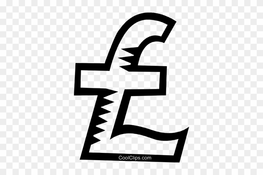Pound Sterling Royalty Free Vector Clip Art Illustration - Pound Sterling Royalty Free Vector Clip Art Illustration #1572082