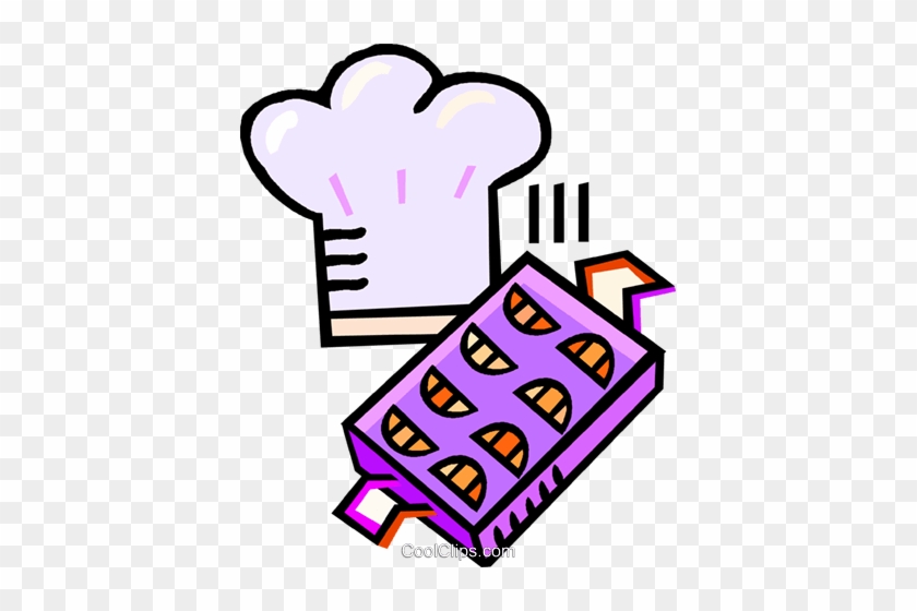 Chefs Hat And Cookie Trays Royalty Free Vector Clip - Chefs Hat And Cookie Trays Royalty Free Vector Clip #1572094
