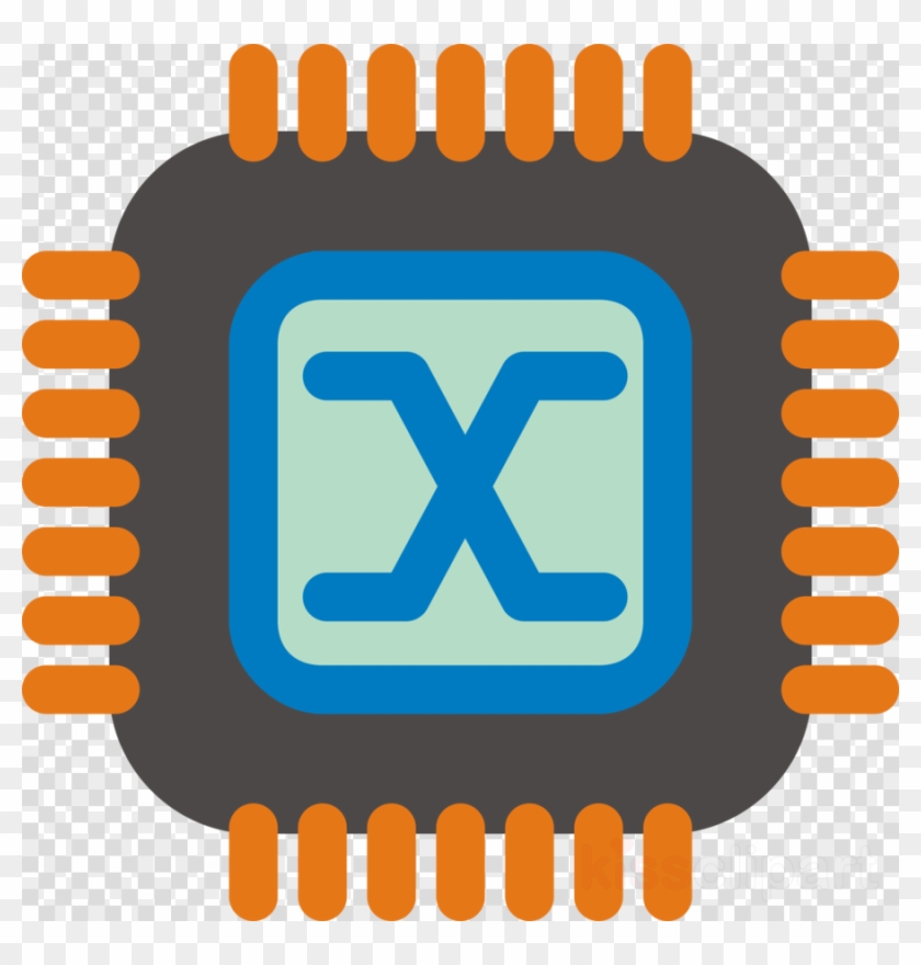 Computer Chip Vector Clipart Integrated Circuits & - Computer Chip Vector Clipart Integrated Circuits & #1572114