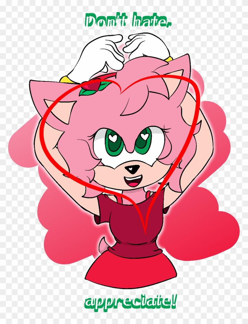 A Friendly Reminder From Amy Rose By Rosiepie15 - A Friendly Reminder From Amy Rose By Rosiepie15 #1572158