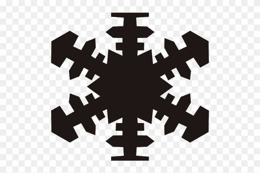 Snowflake Clipart Plain - Snowflake Clipart Plain #1572190