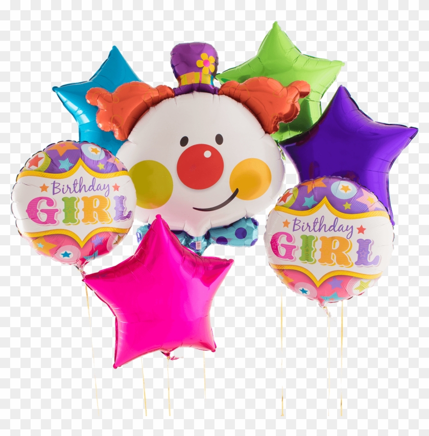 Cute Clown Birthday Girl Bunch - Cute Clown Birthday Girl Bunch #1572254