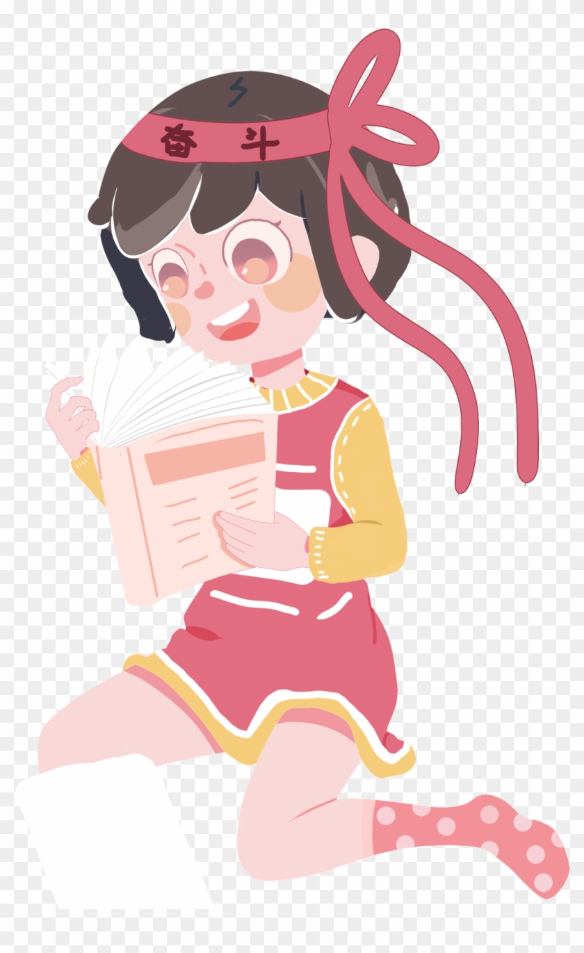 Dessin Animé Fille Fraîche Personnage Illustration - Dessin Animé Fille Fraîche Personnage Illustration #1572722