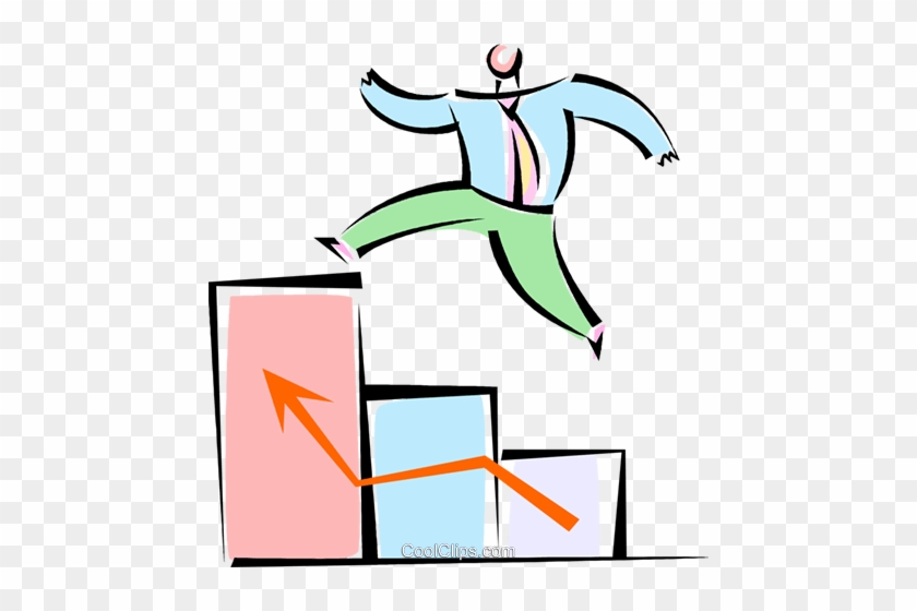 Man Jumping To Success Royalty Free Vector Clip Art - Man Jumping To Success Royalty Free Vector Clip Art #1572867