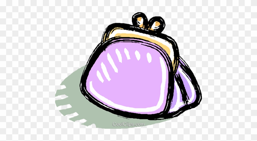 Change Purse Royalty Free Vector Clip Art Illustration - Change Purse Royalty Free Vector Clip Art Illustration #1572926