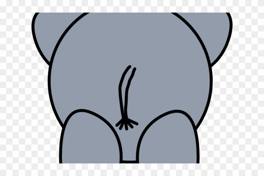 Rear Clipart Elephant Back - Rear Clipart Elephant Back #1573085