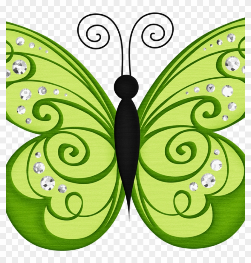 Green Butterfly Clip Art Borboletas Joaninhas E Etc - Green Butterfly Clip Art Borboletas Joaninhas E Etc #1573167