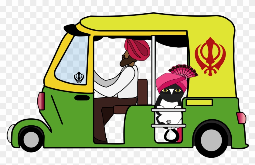 Ninjacat Takes A Ride In An Auto-rickshaw But Has A - Ninjacat Takes A Ride In An Auto-rickshaw But Has A #1573314