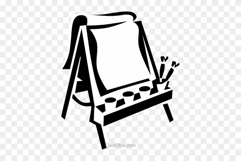 Easel Royalty Free Vector Clip Art Illustration - Easel Royalty Free Vector Clip Art Illustration #1574490