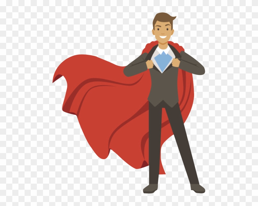 Super Hero Business Man At Work - Super Hero Business Man At Work #1574776