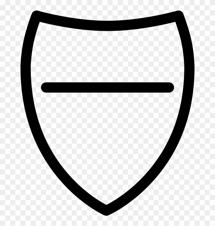 Security Shield Line Horizontal - Security Shield Line Horizontal #1574875