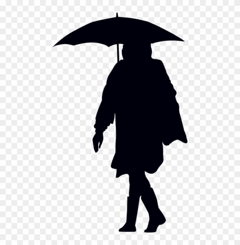Free Png Woman With Umbrella Silhouette Png - Free Png Woman With Umbrella Silhouette Png #1574959