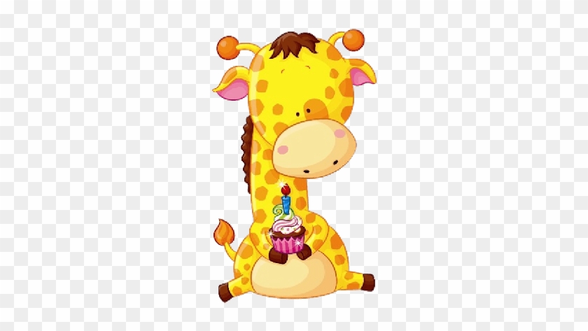 Birthday Giraffe Clipart - Birthday Giraffe Clipart #1576813