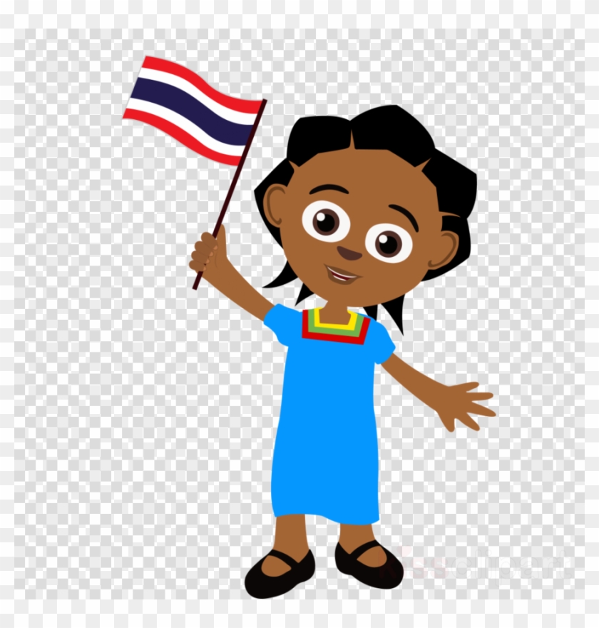 Thailand Flag Cartoon Png Clipart Thai Language Animated - Thailand Flag Cartoon Png Clipart Thai Language Animated #1577235