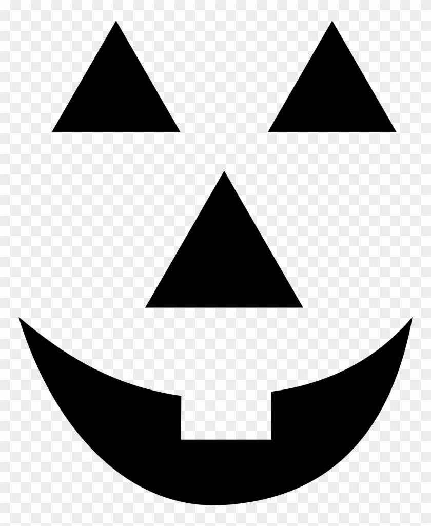 Jack O Lantern Face Fresh Simple Silhouette Ⓒ - Jack O Lantern Face Fresh Simple Silhouette Ⓒ #1577281