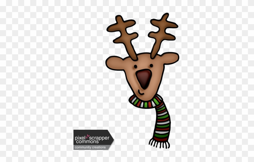 Merry Christmas Reindeer Graphic By Melissa Riddle - Merry Christmas Reindeer Graphic By Melissa Riddle #1577323