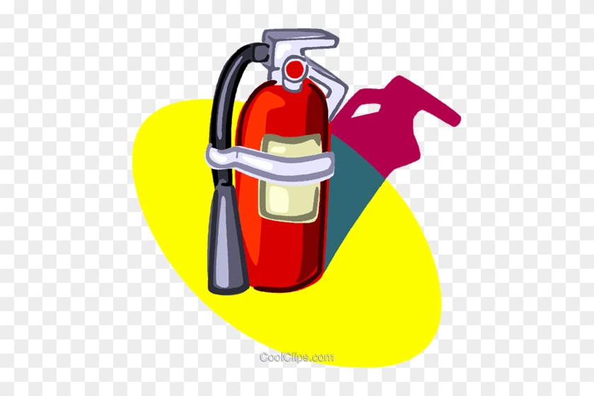 Fire Extinguisher Royalty Free Vector Clip Art Illustration - Fire Extinguisher Royalty Free Vector Clip Art Illustration #1577342