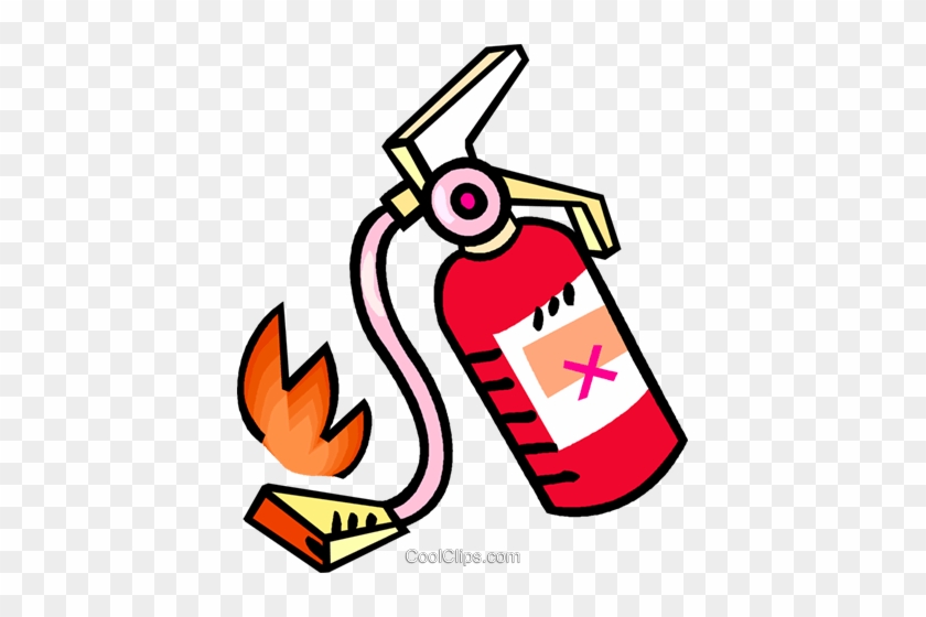Fire Extinguisher Royalty Free Vector Clip Art Illustration - Fire Extinguisher Royalty Free Vector Clip Art Illustration #1577354