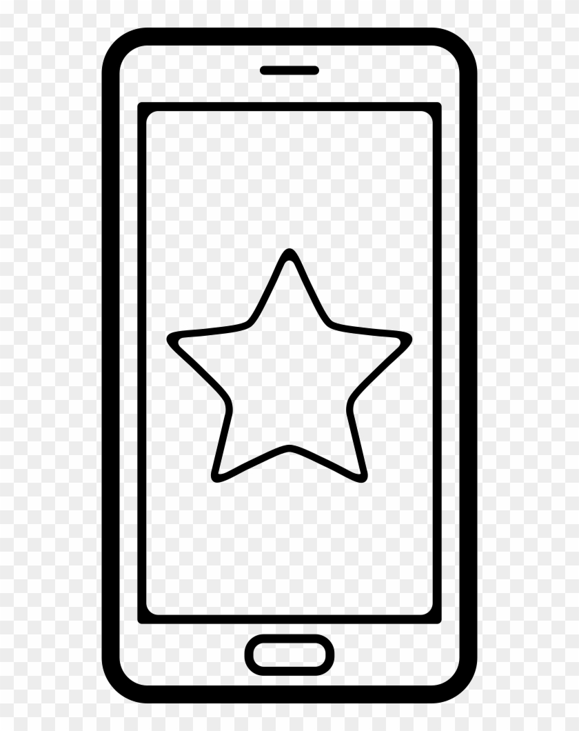 Star Symbol On Phone - Star Symbol On Phone #1577459
