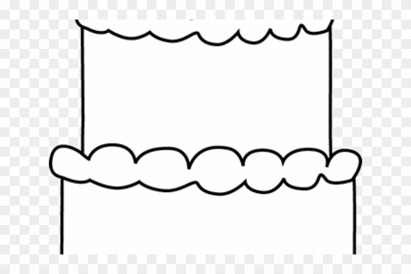 Cake Clipart Black And White - Cake Clipart Black And White #1577475