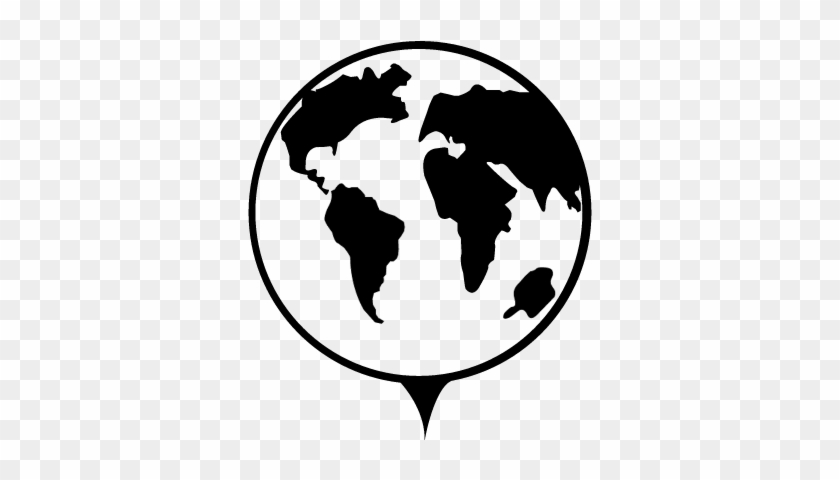 Earth Globe Pointer Vector - Earth Globe Pointer Vector #1577568