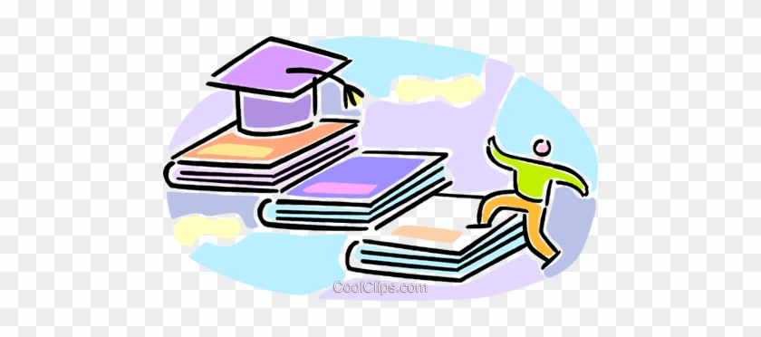 Person Working Towards Graduation Royalty Free Vector - Person Working Towards Graduation Royalty Free Vector #1577640