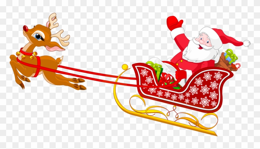Free Santa And Reindeer - Free Santa And Reindeer #1578133