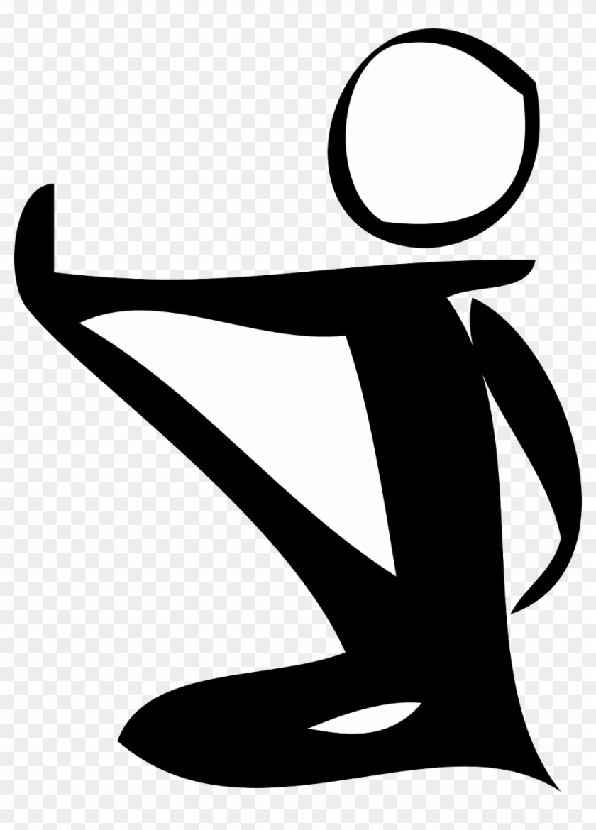 Exercise Clip Art Black And White #1578169