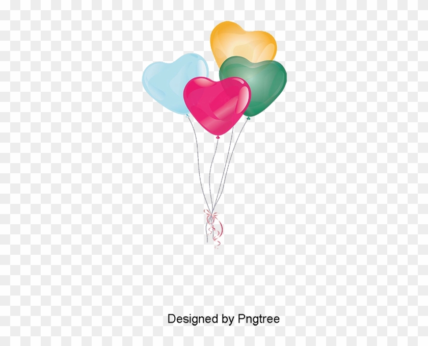 Vector Hand Drawn Heart Shaped Balloon, Vector, Hand - Vector Hand Drawn Heart Shaped Balloon, Vector, Hand #1578700