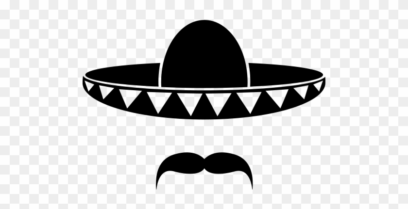 Sombrero Clipart Black And White - Sombrero Clipart Black And White #1578768