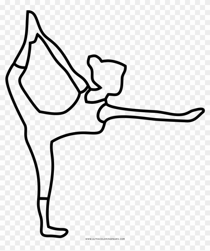 Yoga Pose Coloring Page - Yoga Pose Coloring Page #1578904