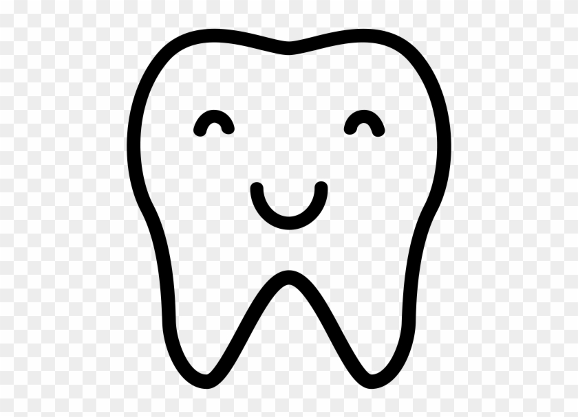 Smiling Tooth Rubber Stamp - Smiling Tooth Rubber Stamp #1578912