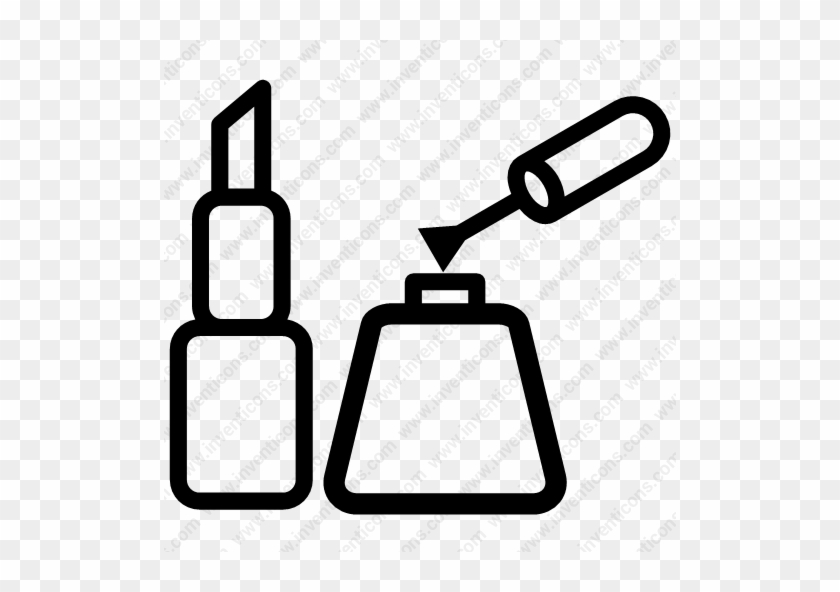 Lipstick Clipart Lipstick Nail Polish - Lipstick Clipart Lipstick Nail Polish #1579071