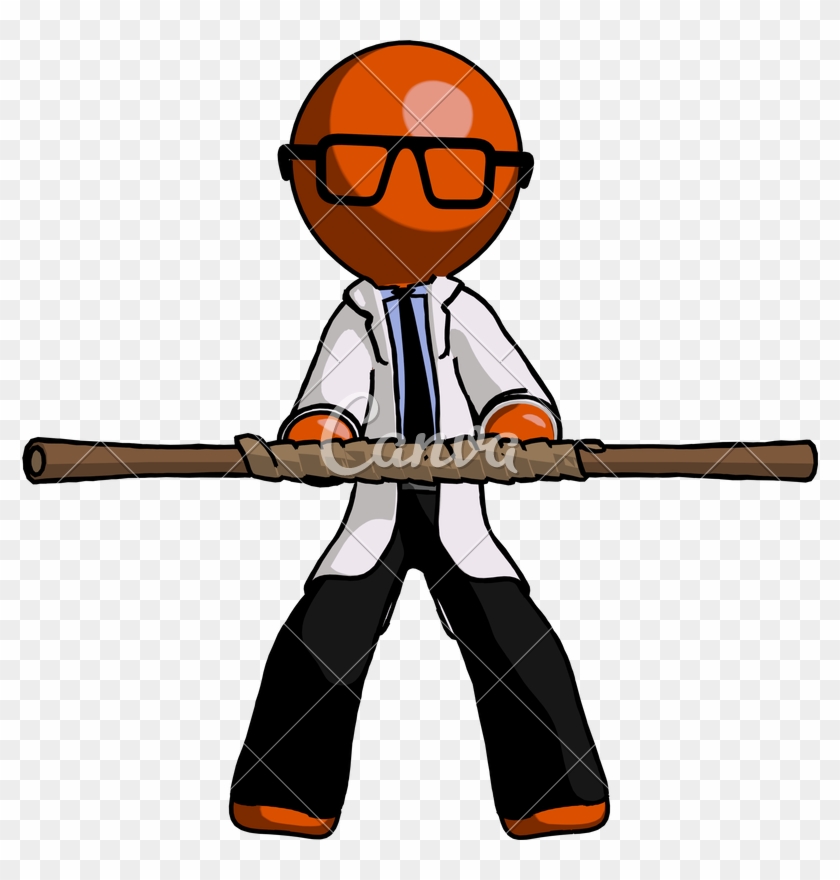 Orange Doctor Scientist Man - Orange Doctor Scientist Man #1579178
